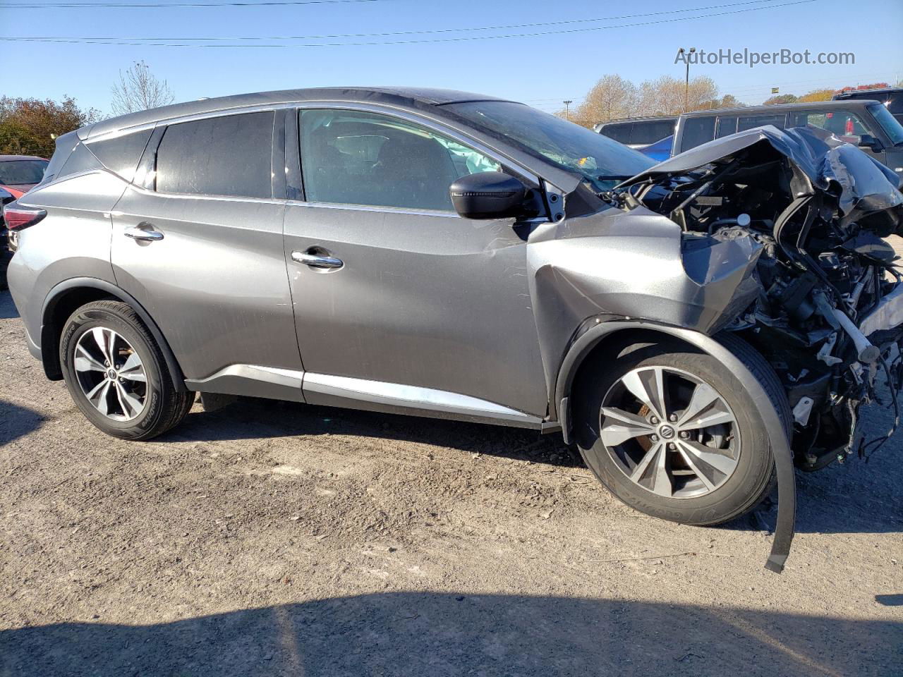 2019 Nissan Murano S Серый vin: 5N1AZ2MS1KN141758