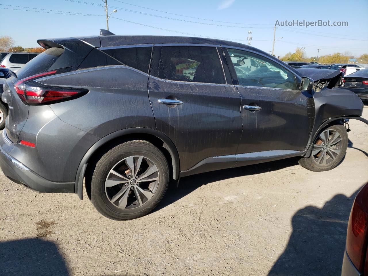 2019 Nissan Murano S Серый vin: 5N1AZ2MS1KN141758