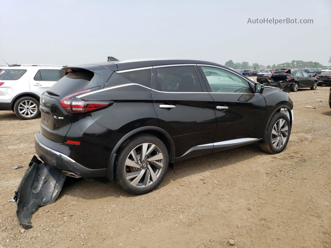 2019 Nissan Murano S Черный vin: 5N1AZ2MS1KN147348