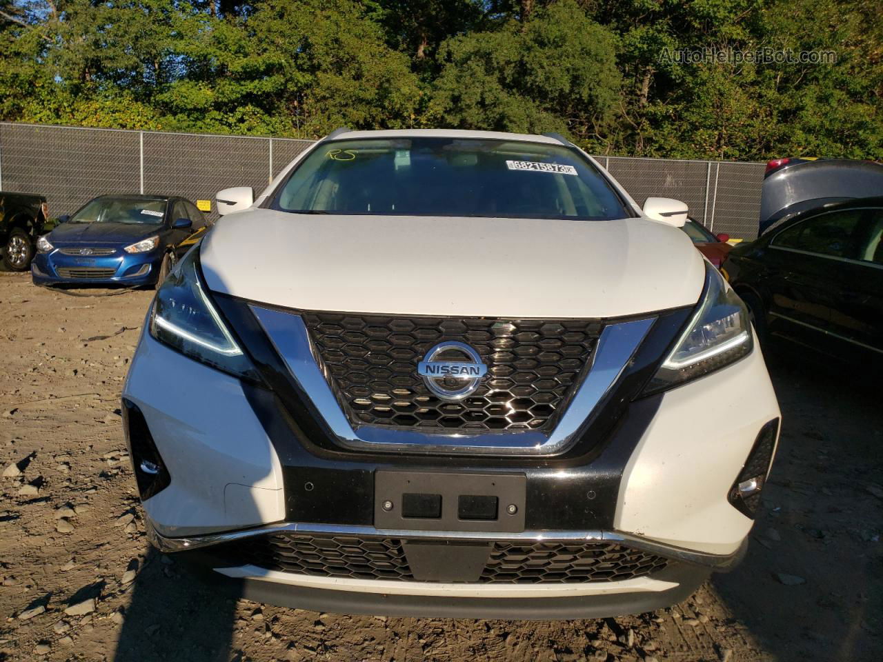 2019 Nissan Murano S White vin: 5N1AZ2MS1KN156261