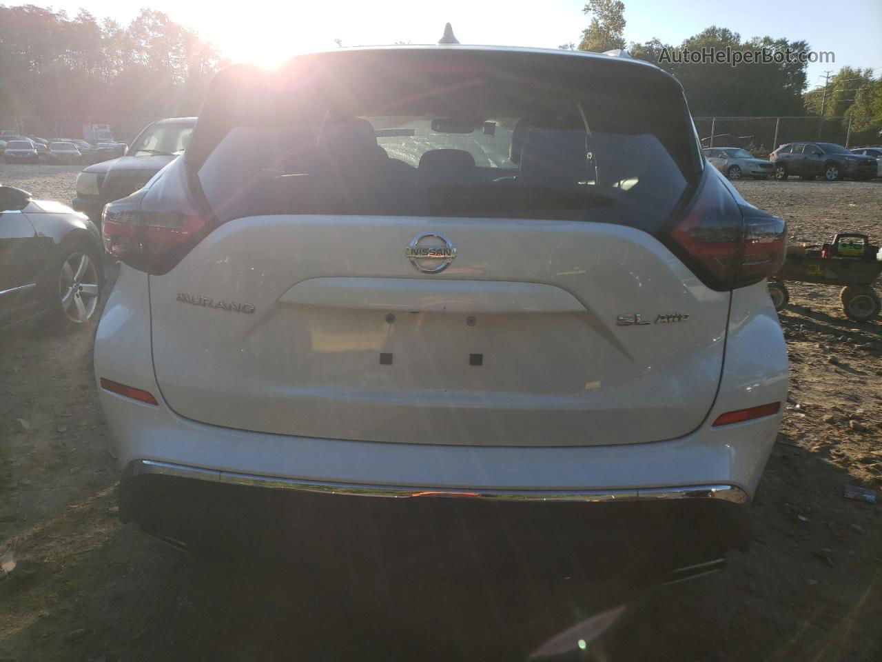 2019 Nissan Murano S White vin: 5N1AZ2MS1KN156261