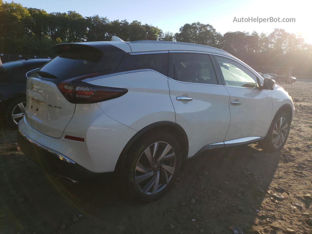 2019 Nissan Murano S White vin: 5N1AZ2MS1KN156261