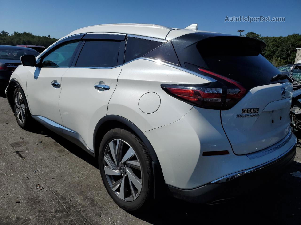 2019 Nissan Murano S White vin: 5N1AZ2MS2KN107098