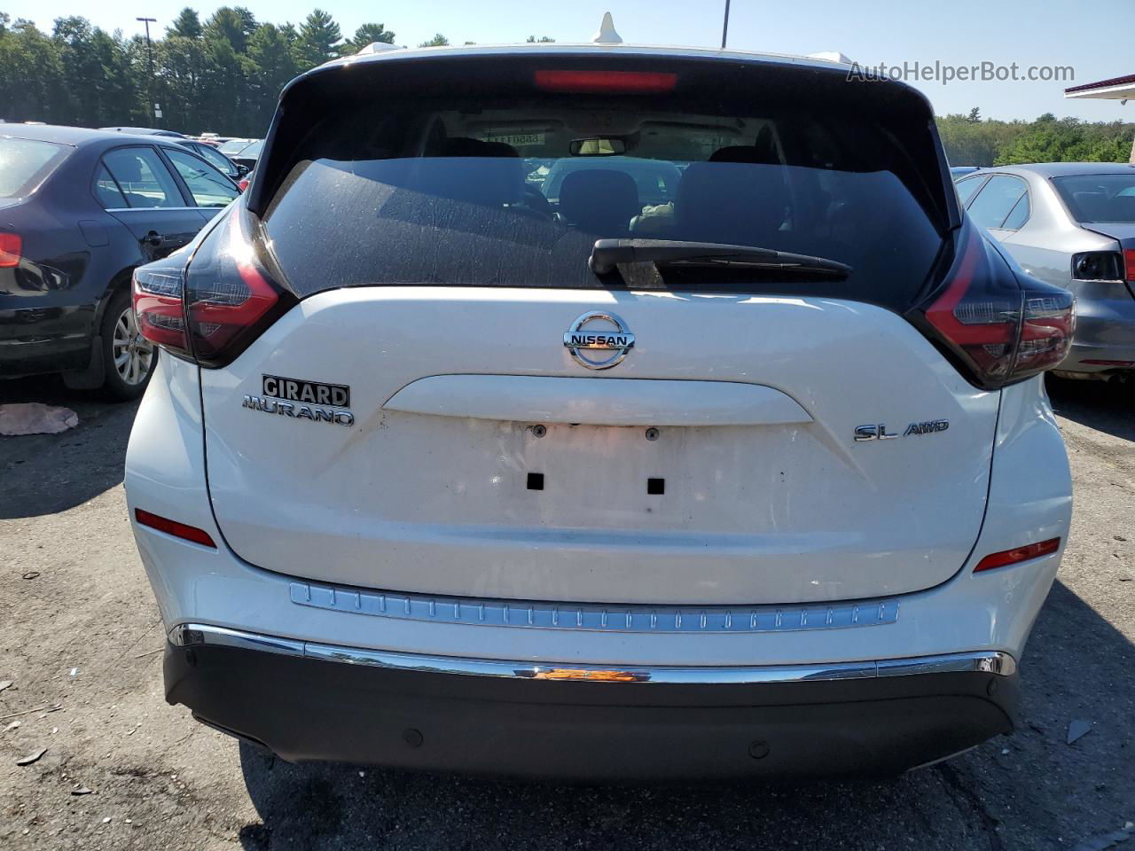 2019 Nissan Murano S White vin: 5N1AZ2MS2KN107098