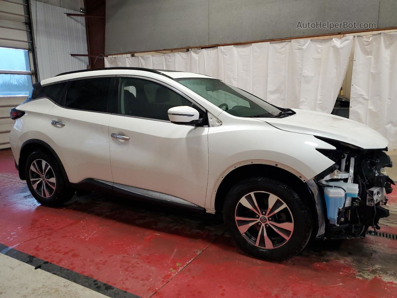 2019 Nissan Murano S White vin: 5N1AZ2MS2KN140456