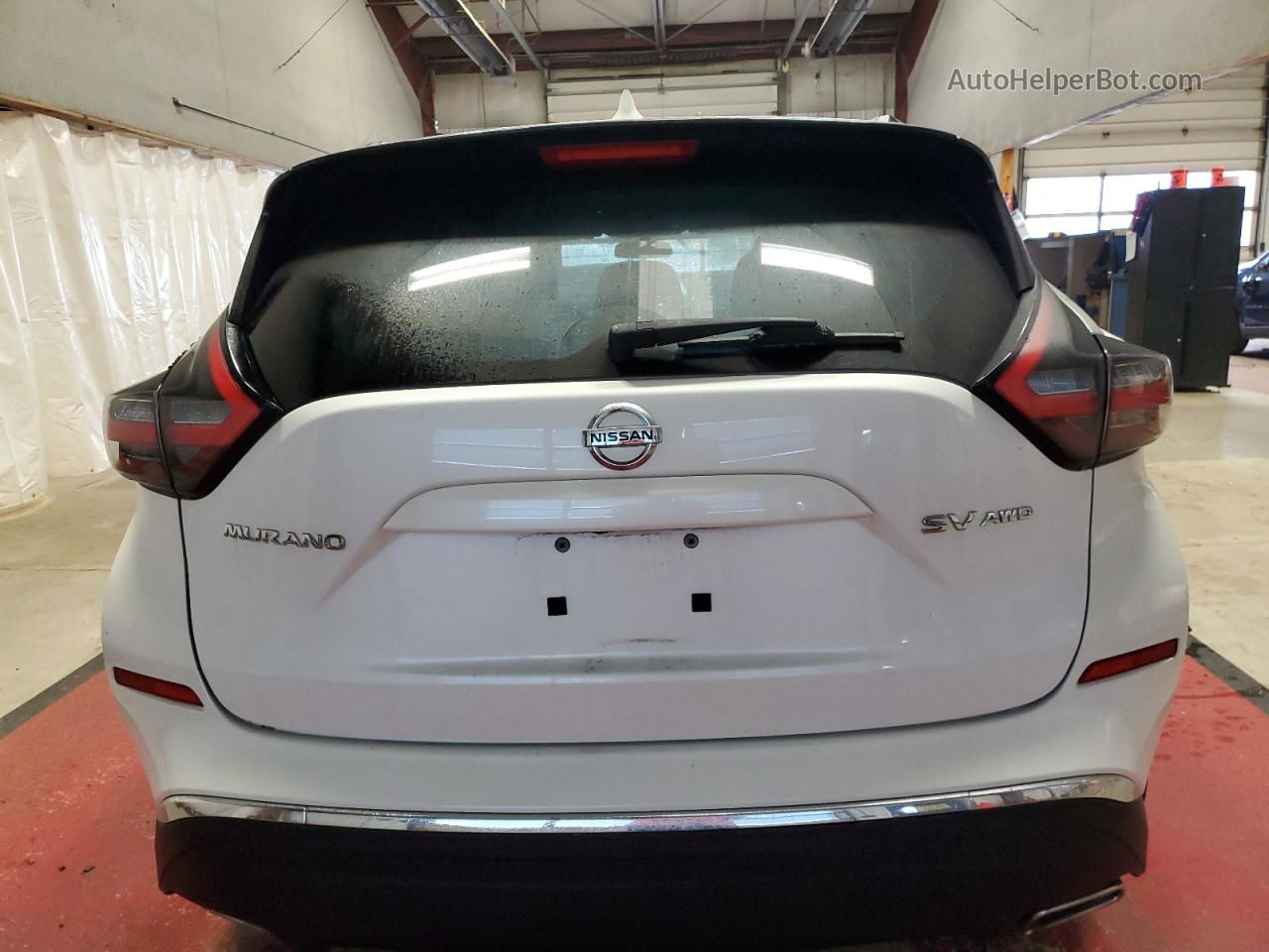 2019 Nissan Murano S White vin: 5N1AZ2MS2KN140456