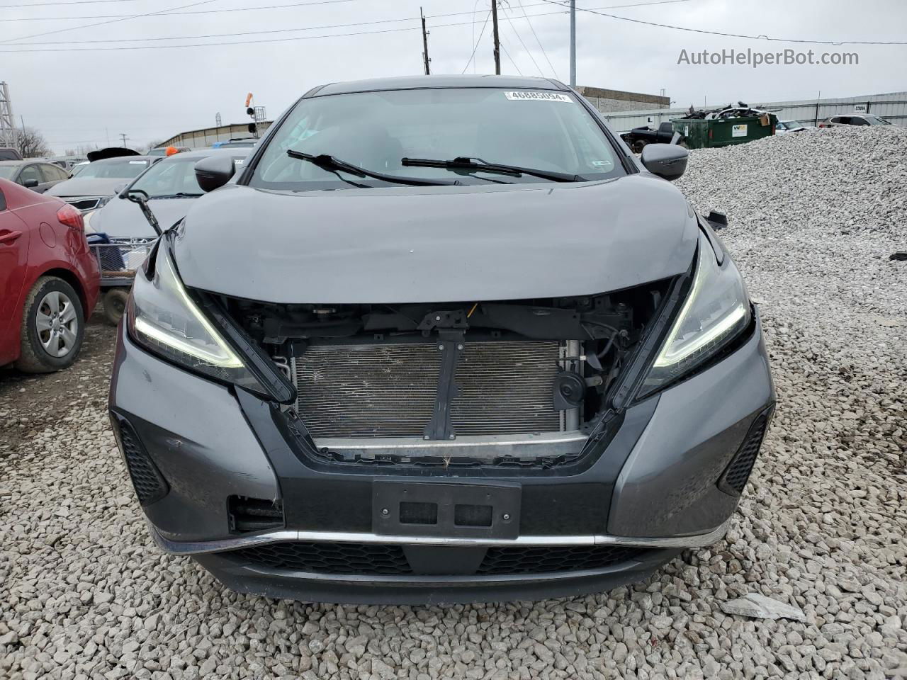 2019 Nissan Murano S Gray vin: 5N1AZ2MS2KN141817