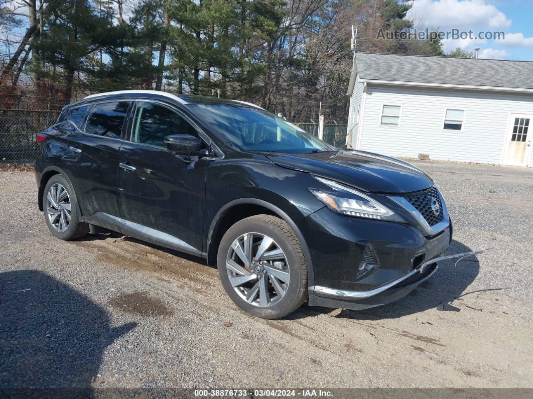 2019 Nissan Murano Sl Black vin: 5N1AZ2MS2KN153319