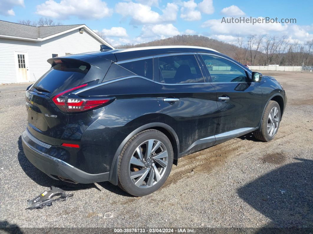 2019 Nissan Murano Sl Black vin: 5N1AZ2MS2KN153319