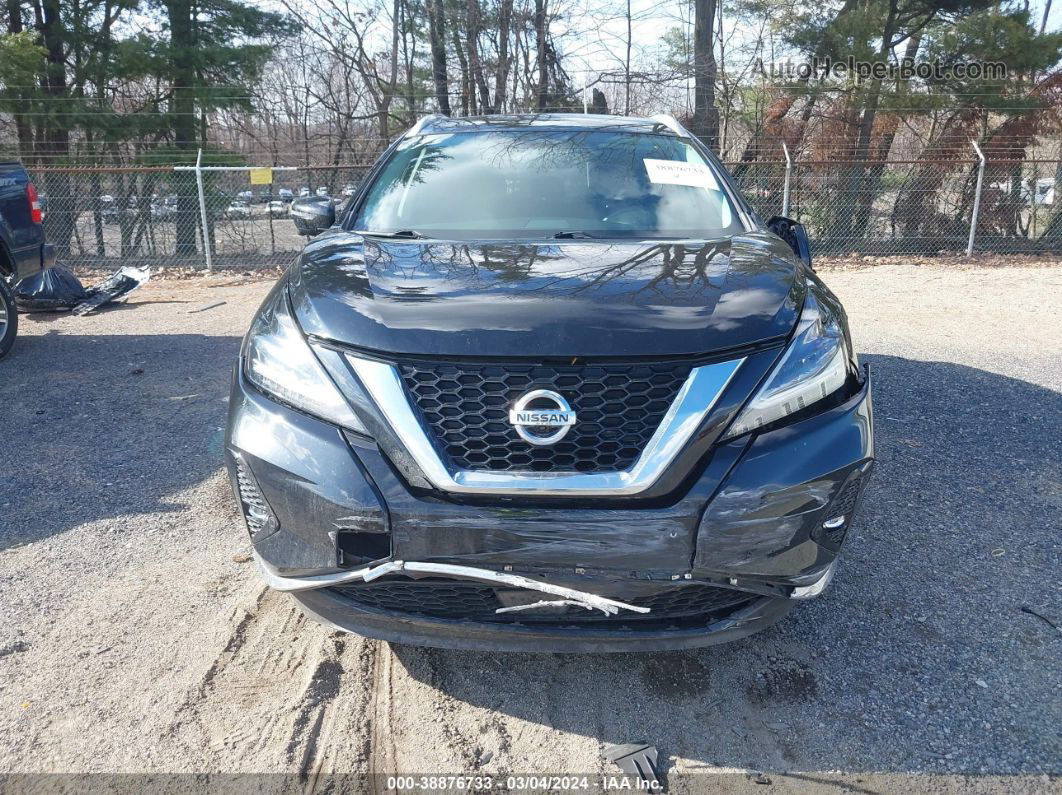 2019 Nissan Murano Sl Black vin: 5N1AZ2MS2KN153319