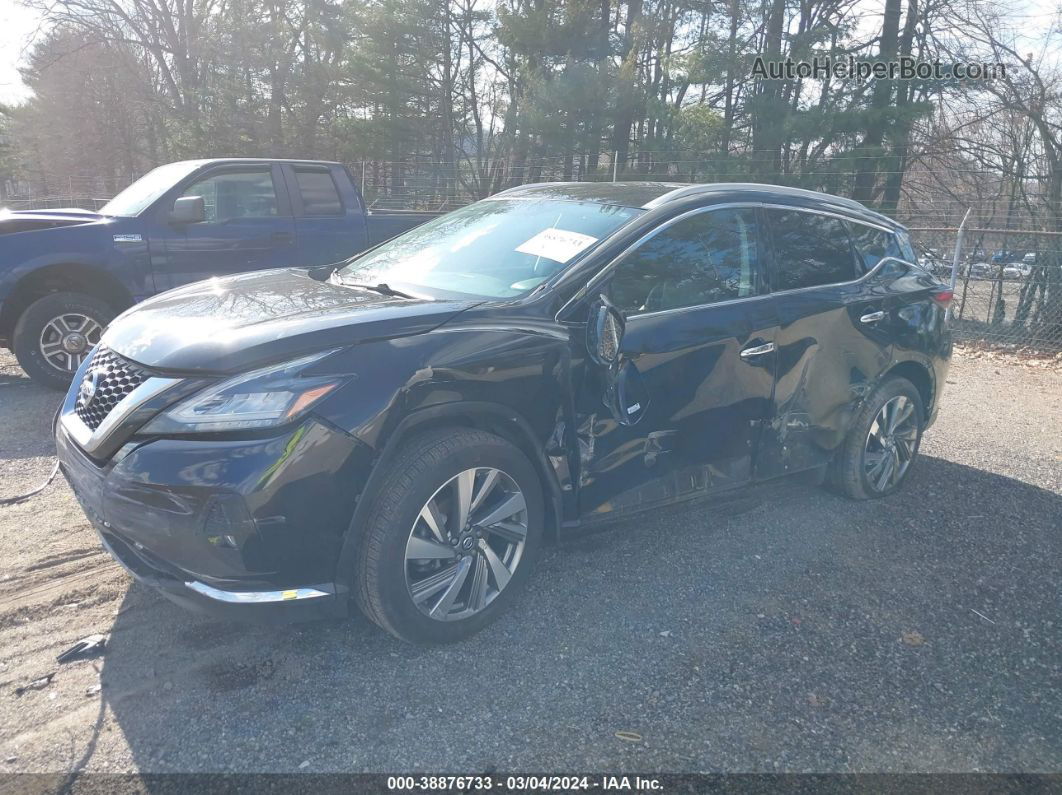 2019 Nissan Murano Sl Black vin: 5N1AZ2MS2KN153319