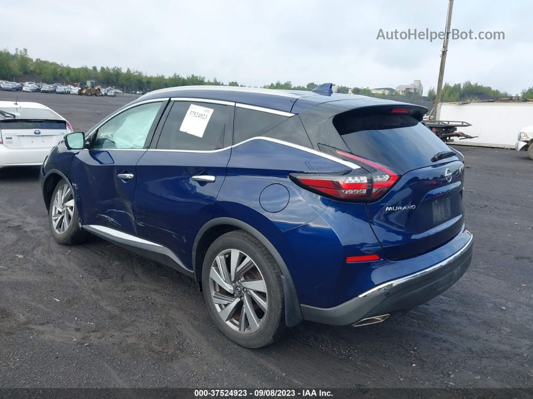 2019 Nissan Murano Sl Blue vin: 5N1AZ2MS2KN154812