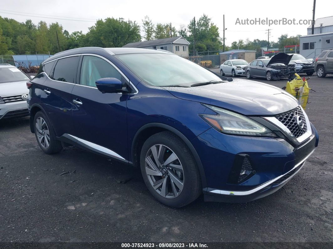 2019 Nissan Murano Sl Blue vin: 5N1AZ2MS2KN154812