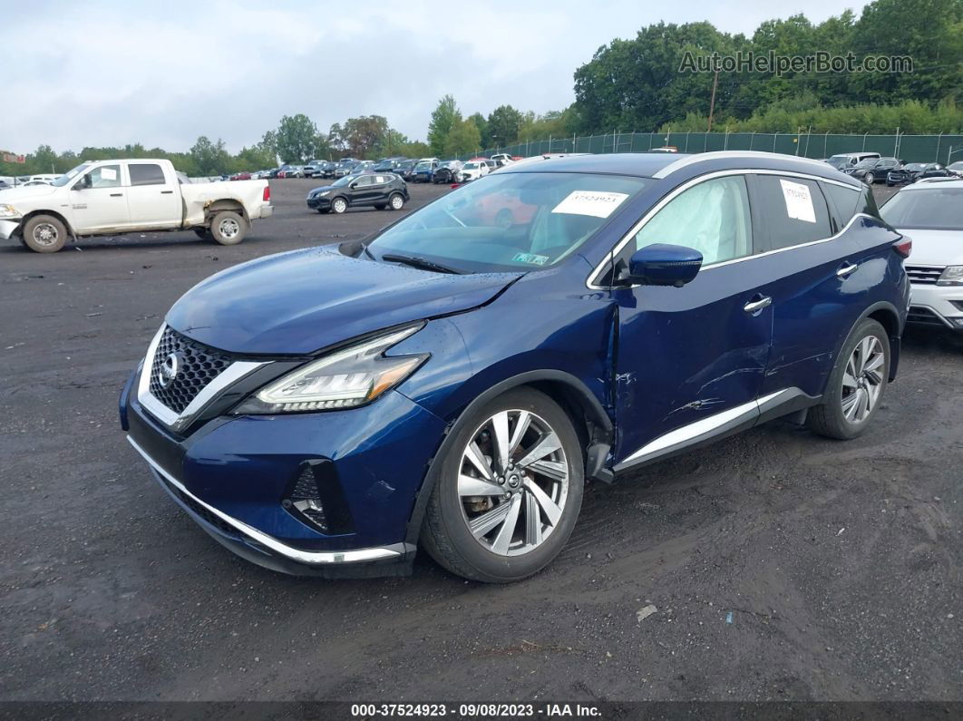 2019 Nissan Murano Sl Blue vin: 5N1AZ2MS2KN154812