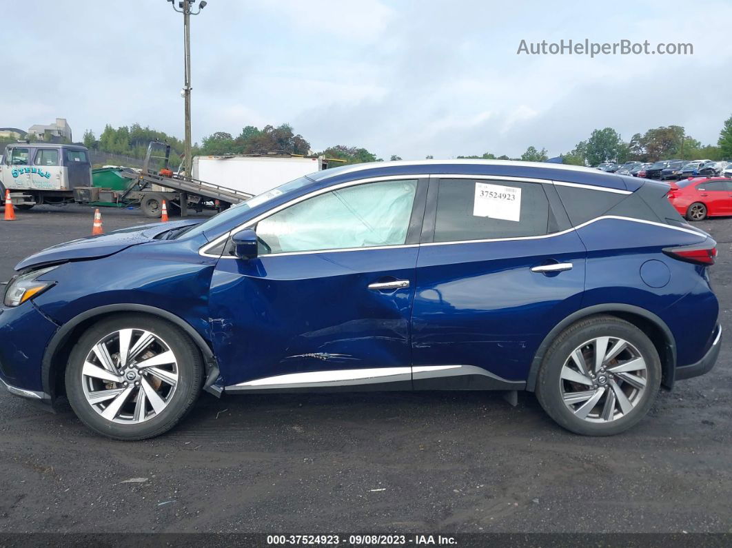 2019 Nissan Murano Sl Blue vin: 5N1AZ2MS2KN154812