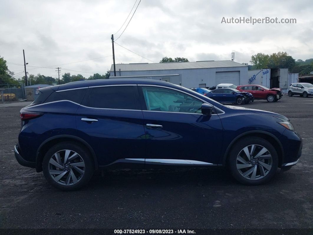 2019 Nissan Murano Sl Blue vin: 5N1AZ2MS2KN154812