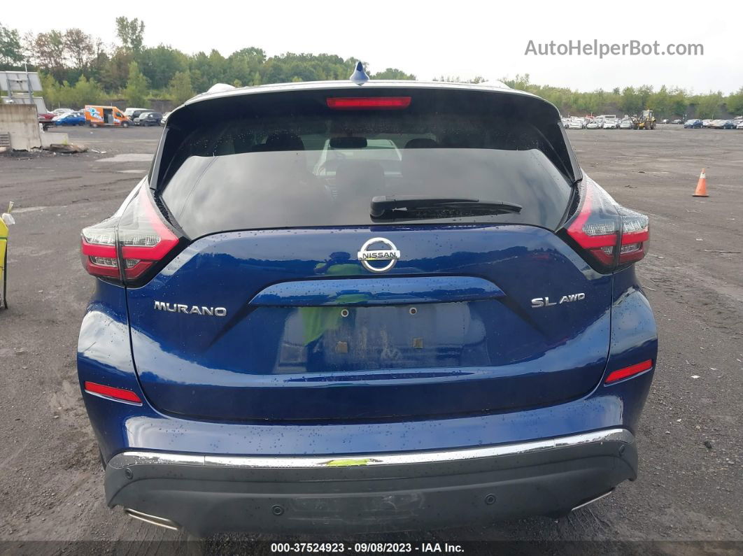 2019 Nissan Murano Sl Blue vin: 5N1AZ2MS2KN154812