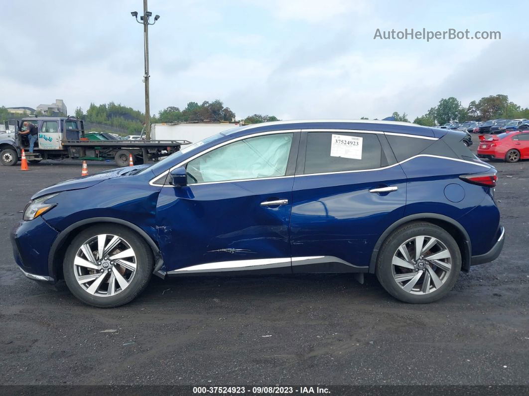 2019 Nissan Murano Sl Blue vin: 5N1AZ2MS2KN154812