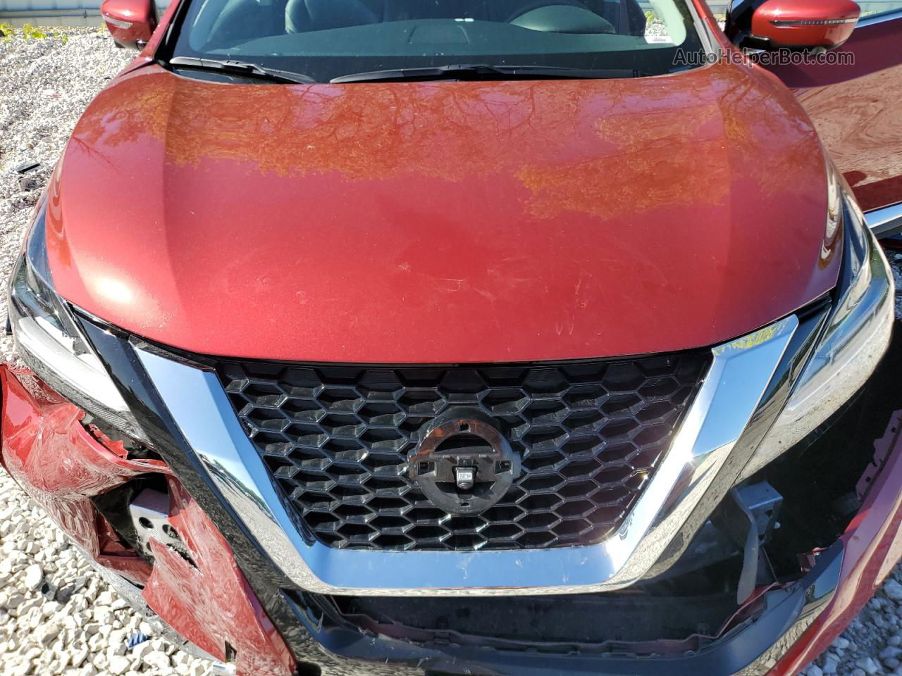 2019 Nissan Murano S Red vin: 5N1AZ2MS2KN160948