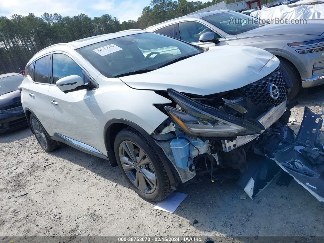 2019 Nissan Murano Platinum White vin: 5N1AZ2MS2KN165440