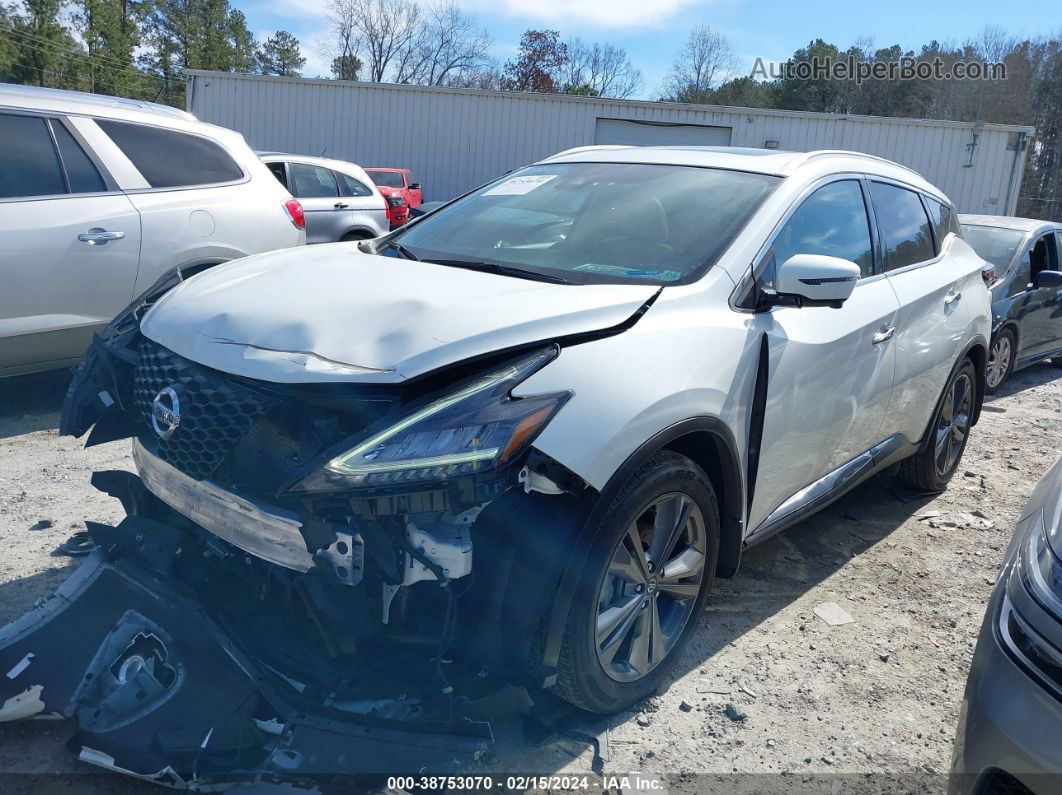 2019 Nissan Murano Platinum White vin: 5N1AZ2MS2KN165440