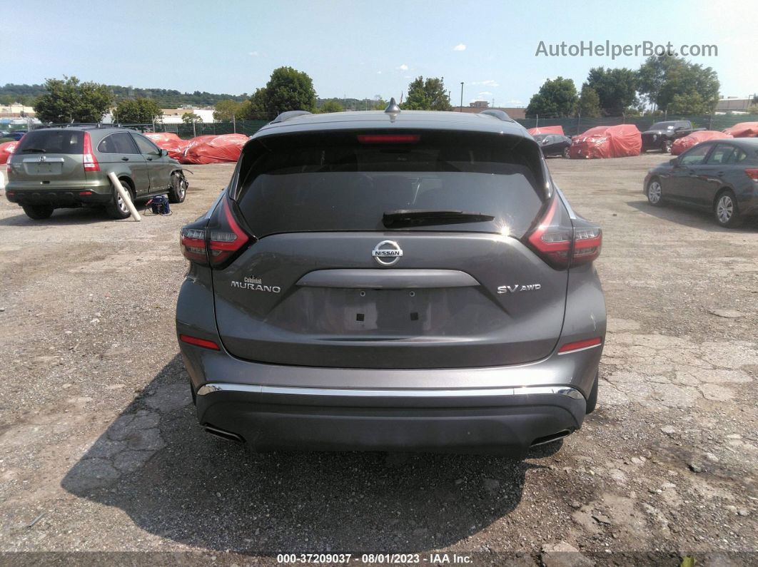 2019 Nissan Murano Sv Gray vin: 5N1AZ2MS3KN123245