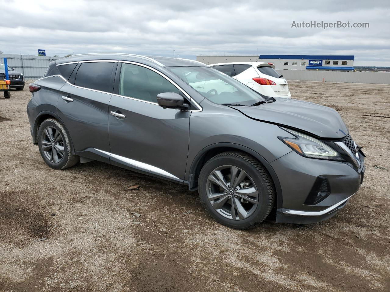 2019 Nissan Murano S Серый vin: 5N1AZ2MS3KN126579