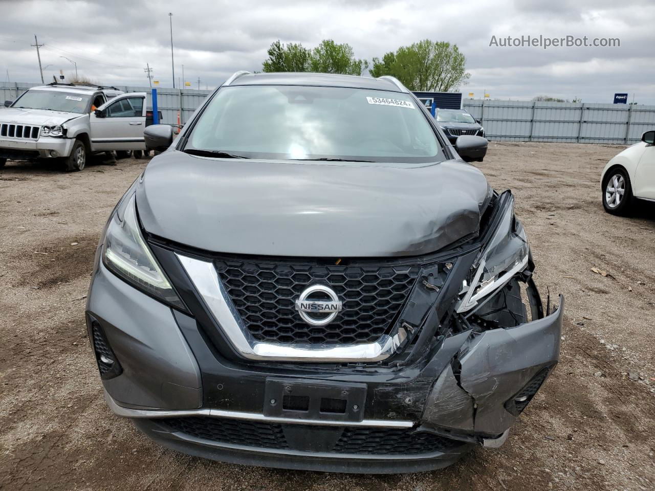 2019 Nissan Murano S Серый vin: 5N1AZ2MS3KN126579