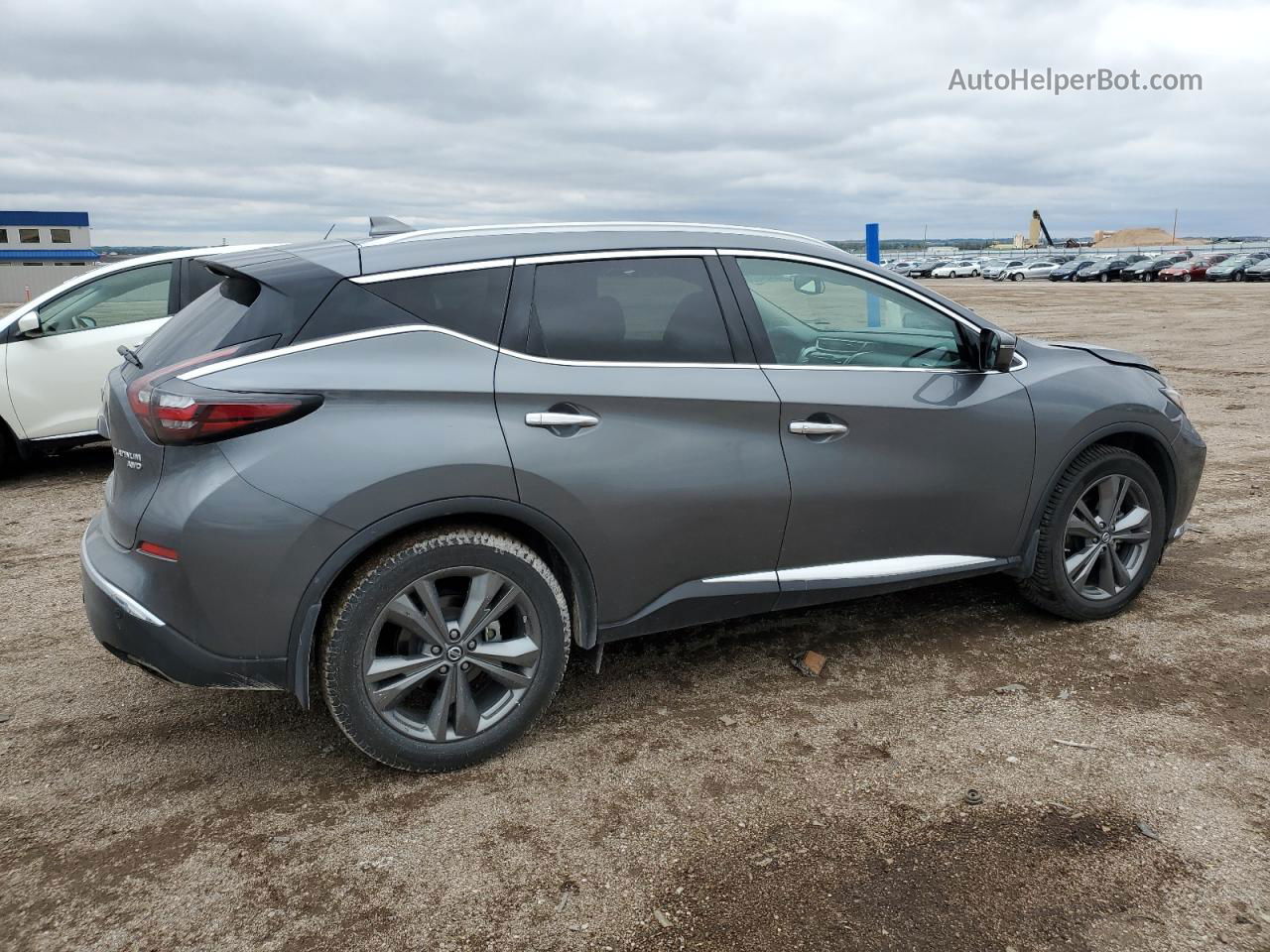 2019 Nissan Murano S Серый vin: 5N1AZ2MS3KN126579