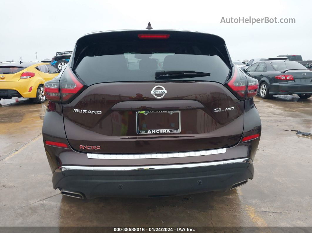 2019 Nissan Murano Sl Purple vin: 5N1AZ2MS3KN137081