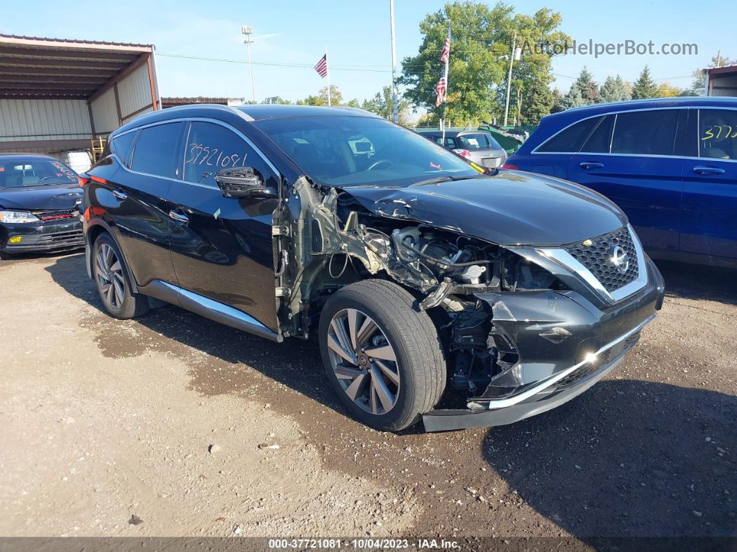 2019 Nissan Murano Sl Черный vin: 5N1AZ2MS3KN142121