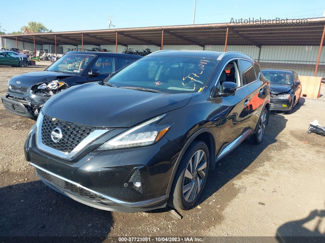 2019 Nissan Murano Sl Black vin: 5N1AZ2MS3KN142121