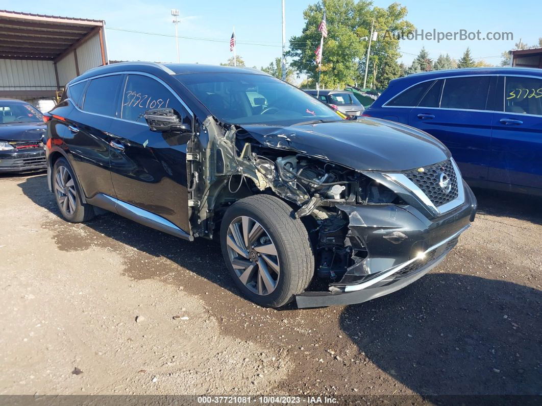 2019 Nissan Murano Sl Black vin: 5N1AZ2MS3KN142121