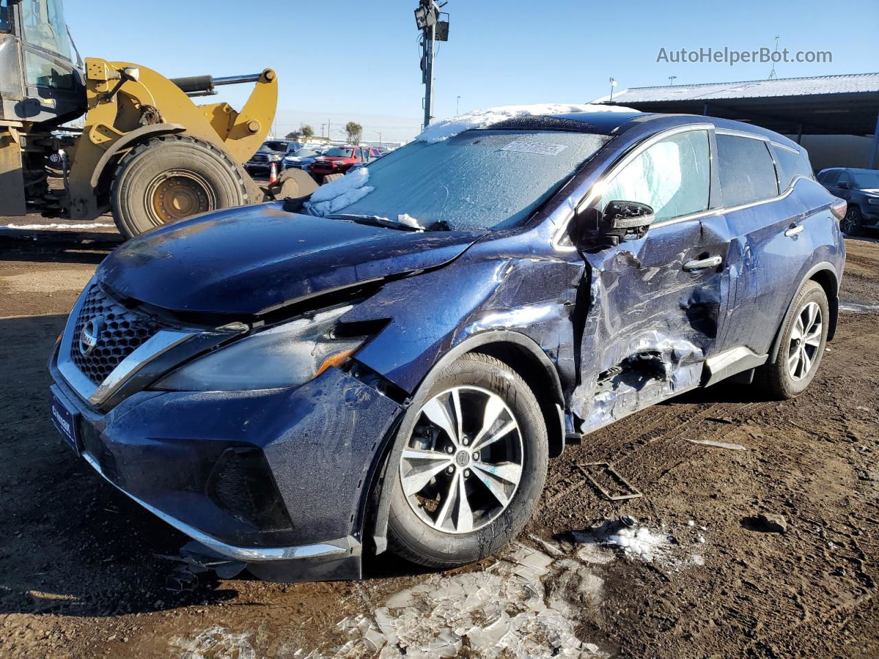 2019 Nissan Murano S Blue vin: 5N1AZ2MS3KN145245