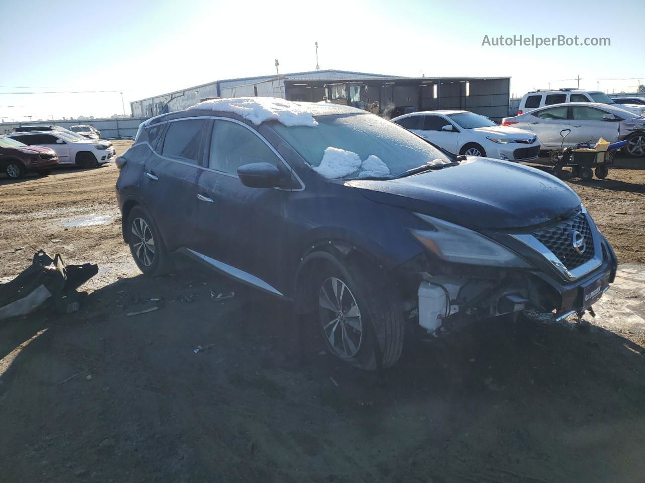 2019 Nissan Murano S Blue vin: 5N1AZ2MS3KN145245