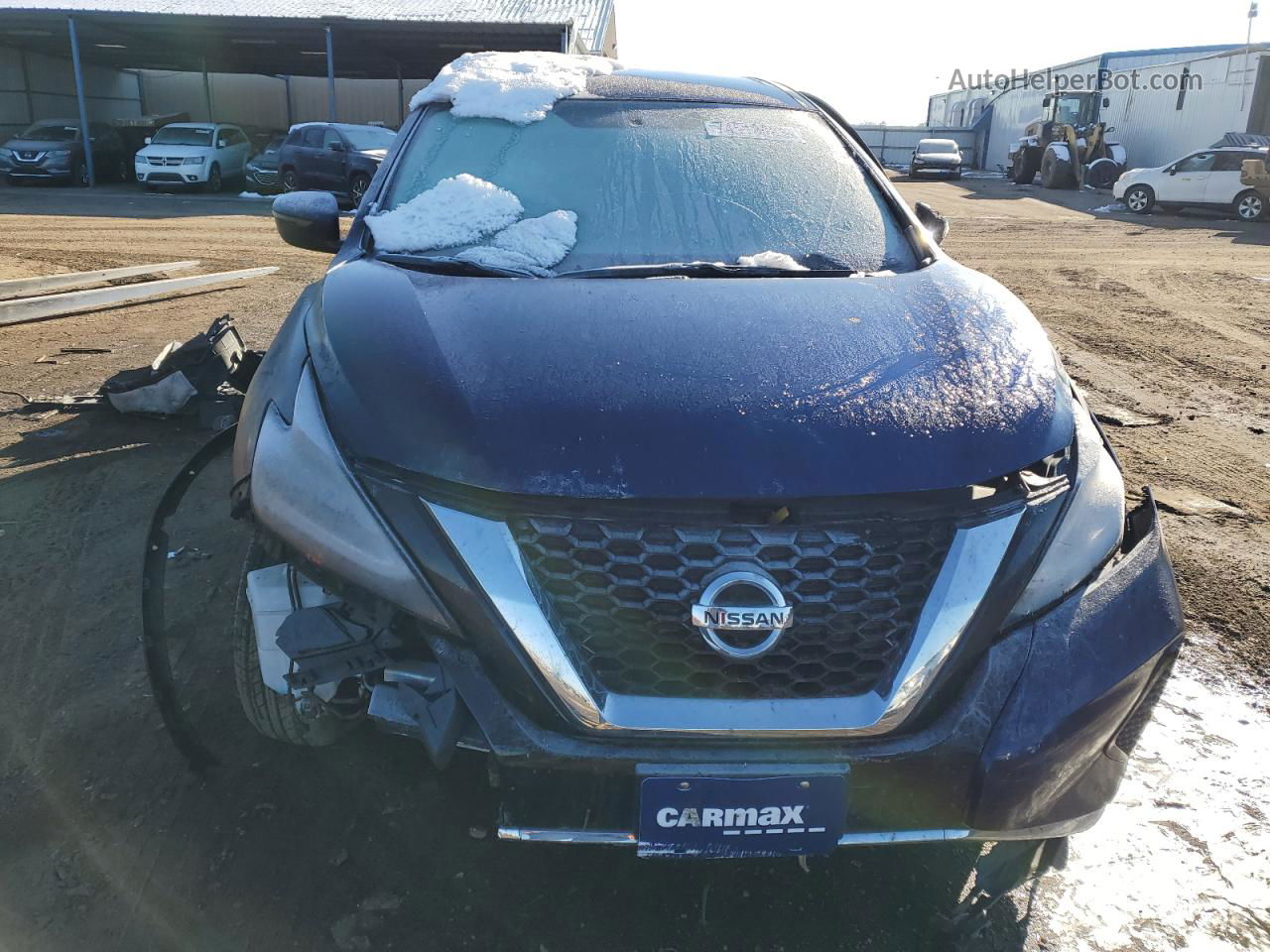 2019 Nissan Murano S Blue vin: 5N1AZ2MS3KN145245