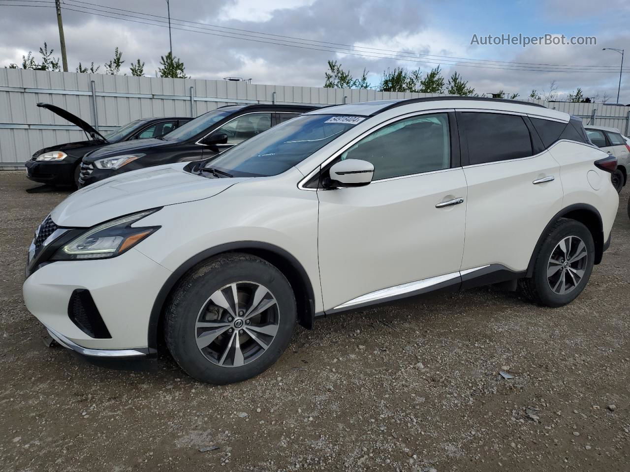 2019 Nissan Murano S White vin: 5N1AZ2MS3KN149814