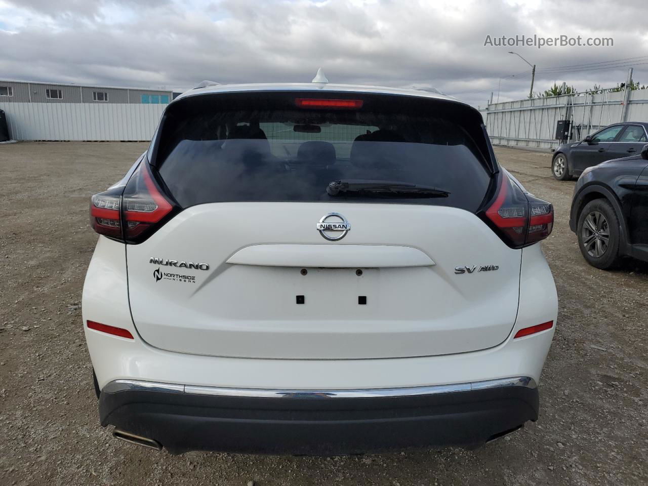 2019 Nissan Murano S White vin: 5N1AZ2MS3KN149814