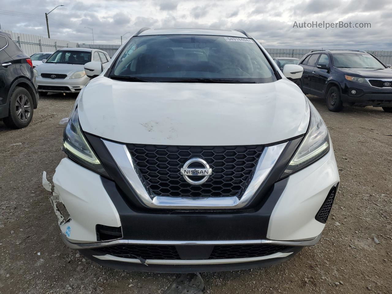 2019 Nissan Murano S White vin: 5N1AZ2MS3KN149814