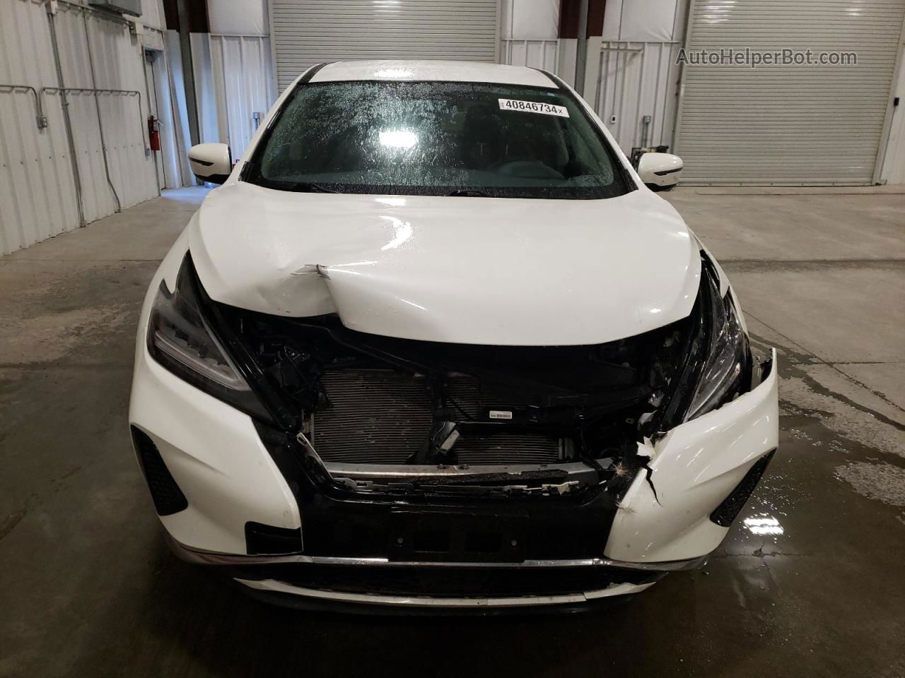 2019 Nissan Murano S White vin: 5N1AZ2MS3KN151238