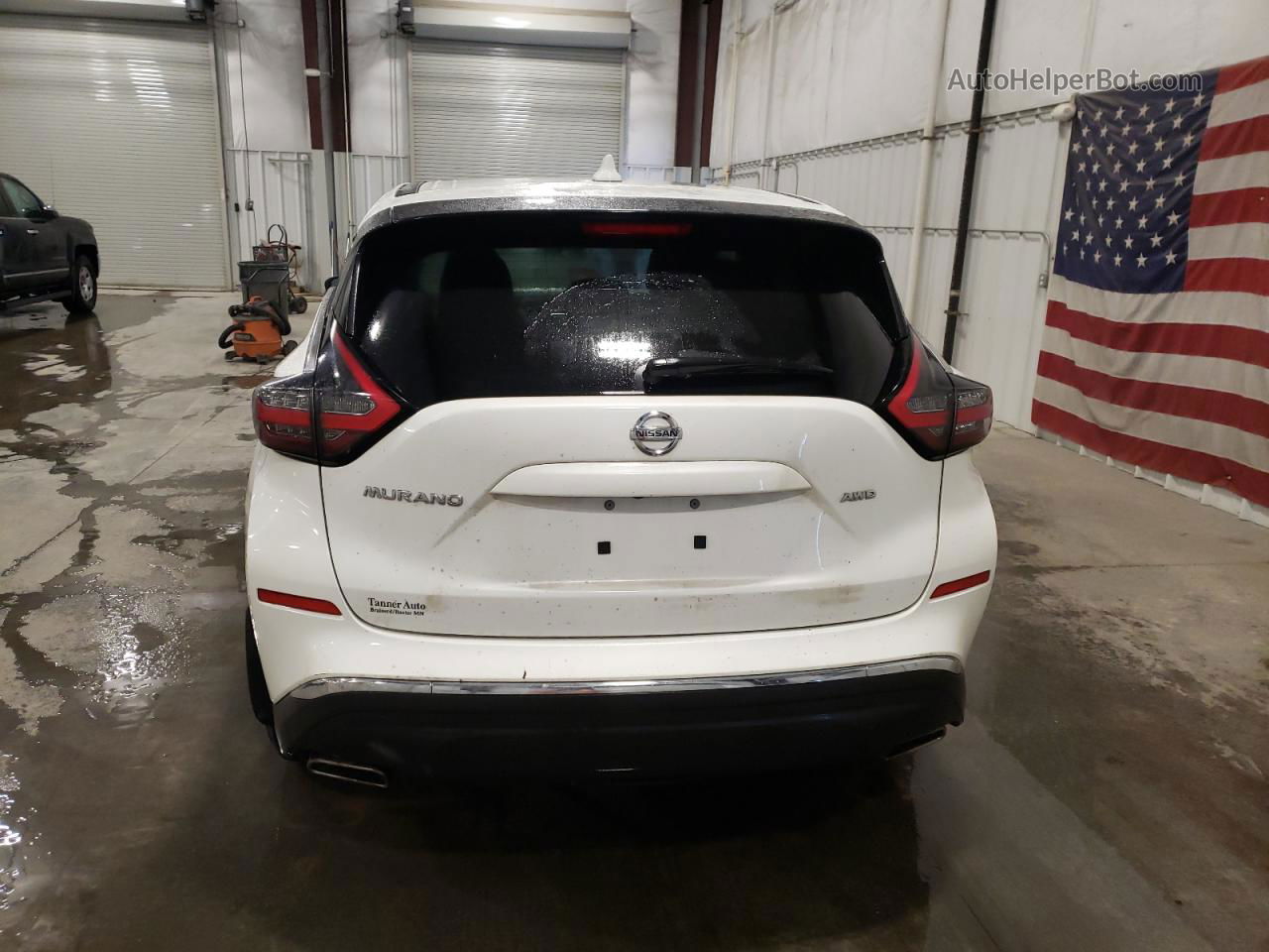 2019 Nissan Murano S White vin: 5N1AZ2MS3KN151238