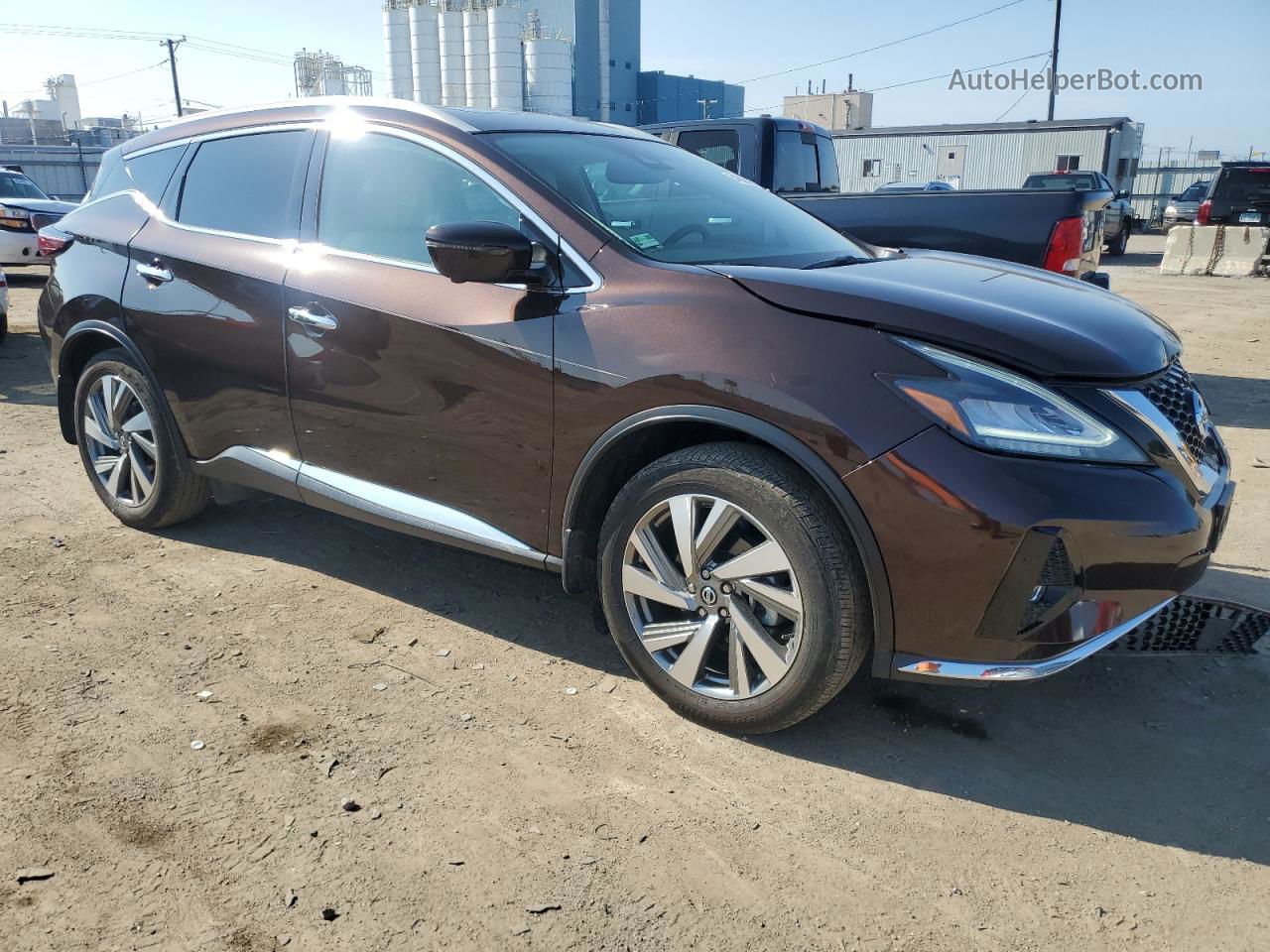 2019 Nissan Murano S Brown vin: 5N1AZ2MS3KN154401