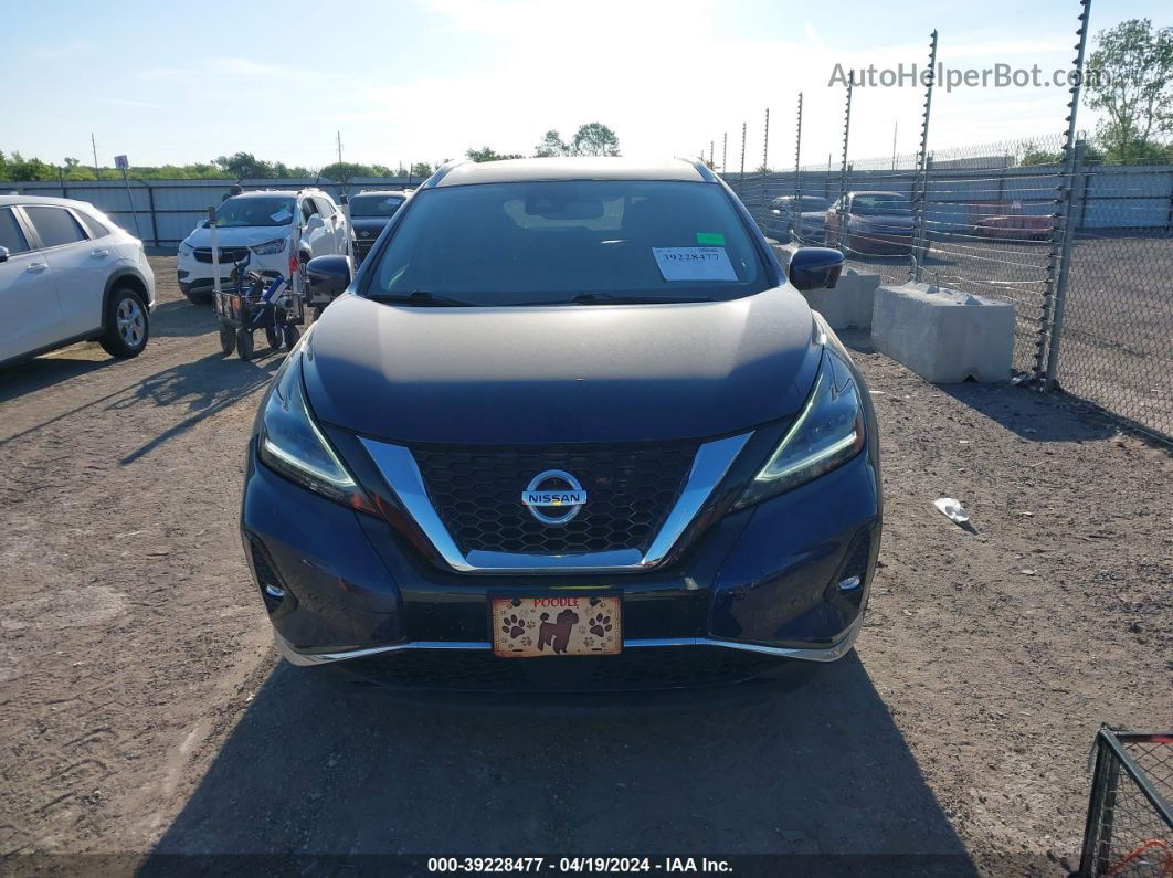 2019 Nissan Murano Sl Blue vin: 5N1AZ2MS3KN160831