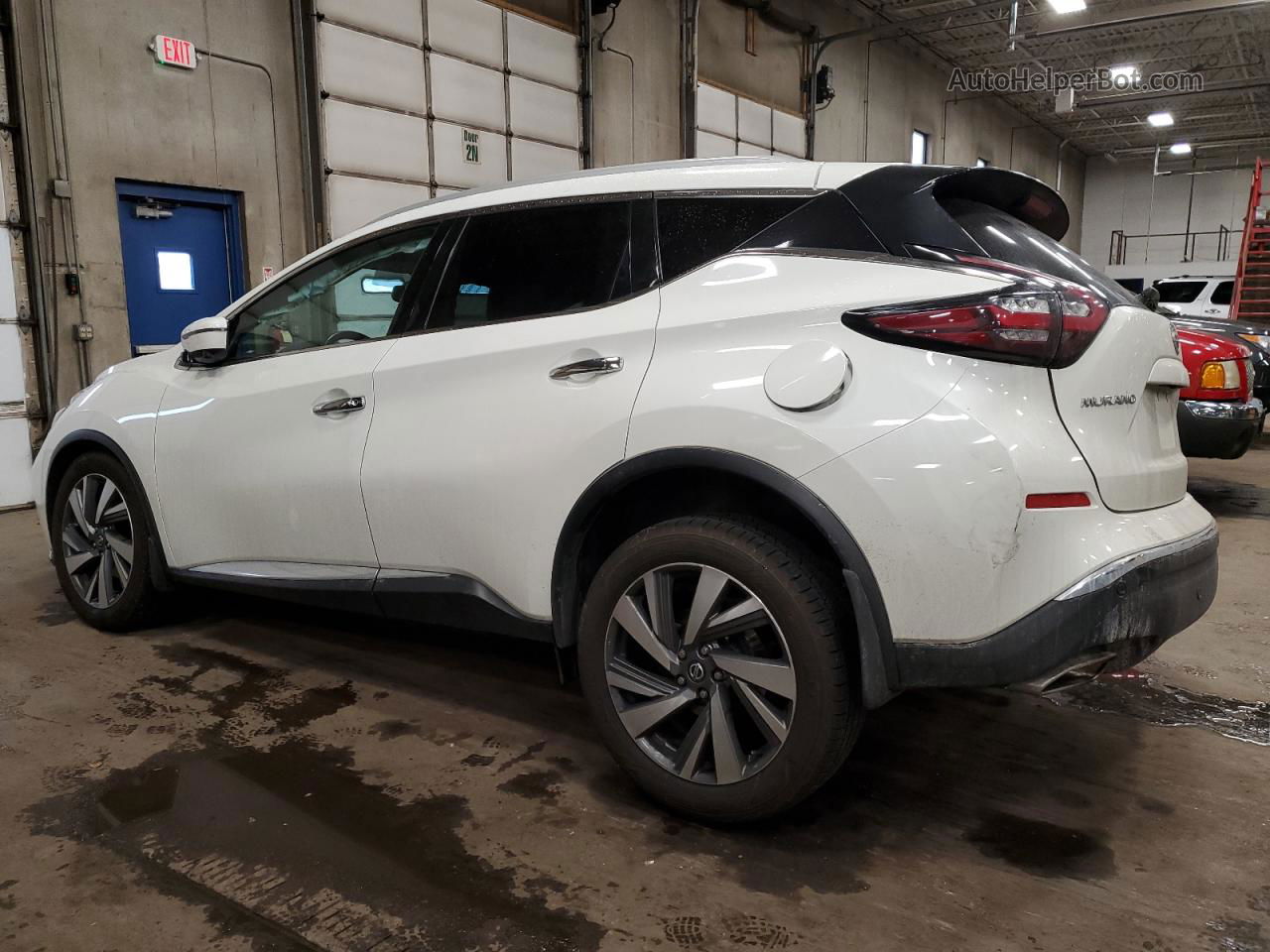 2019 Nissan Murano S White vin: 5N1AZ2MS3KN163812