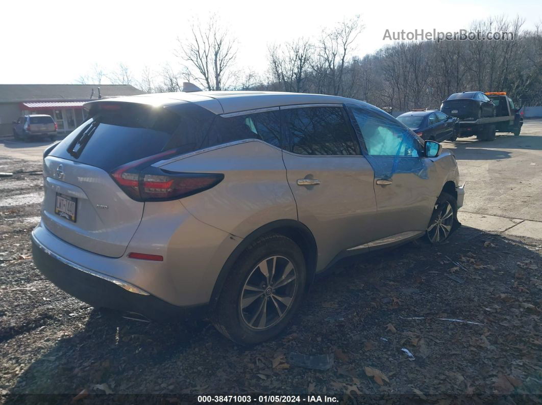 2019 Nissan Murano S Silver vin: 5N1AZ2MS4KN108883