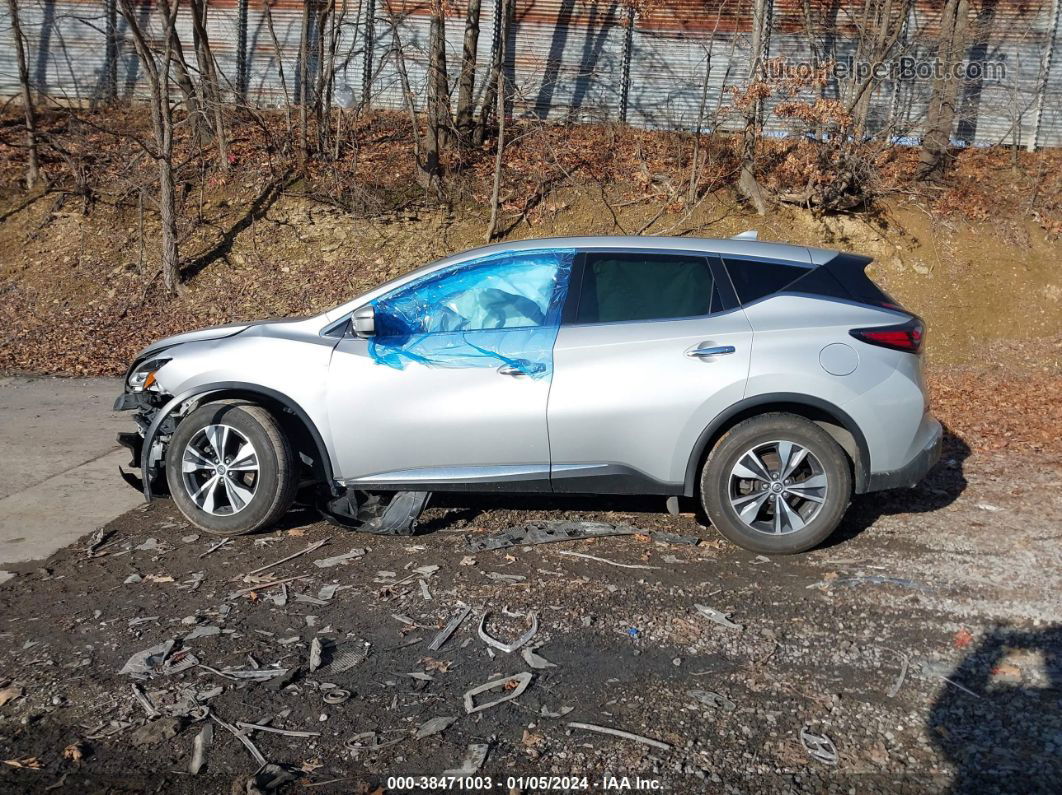 2019 Nissan Murano S Silver vin: 5N1AZ2MS4KN108883