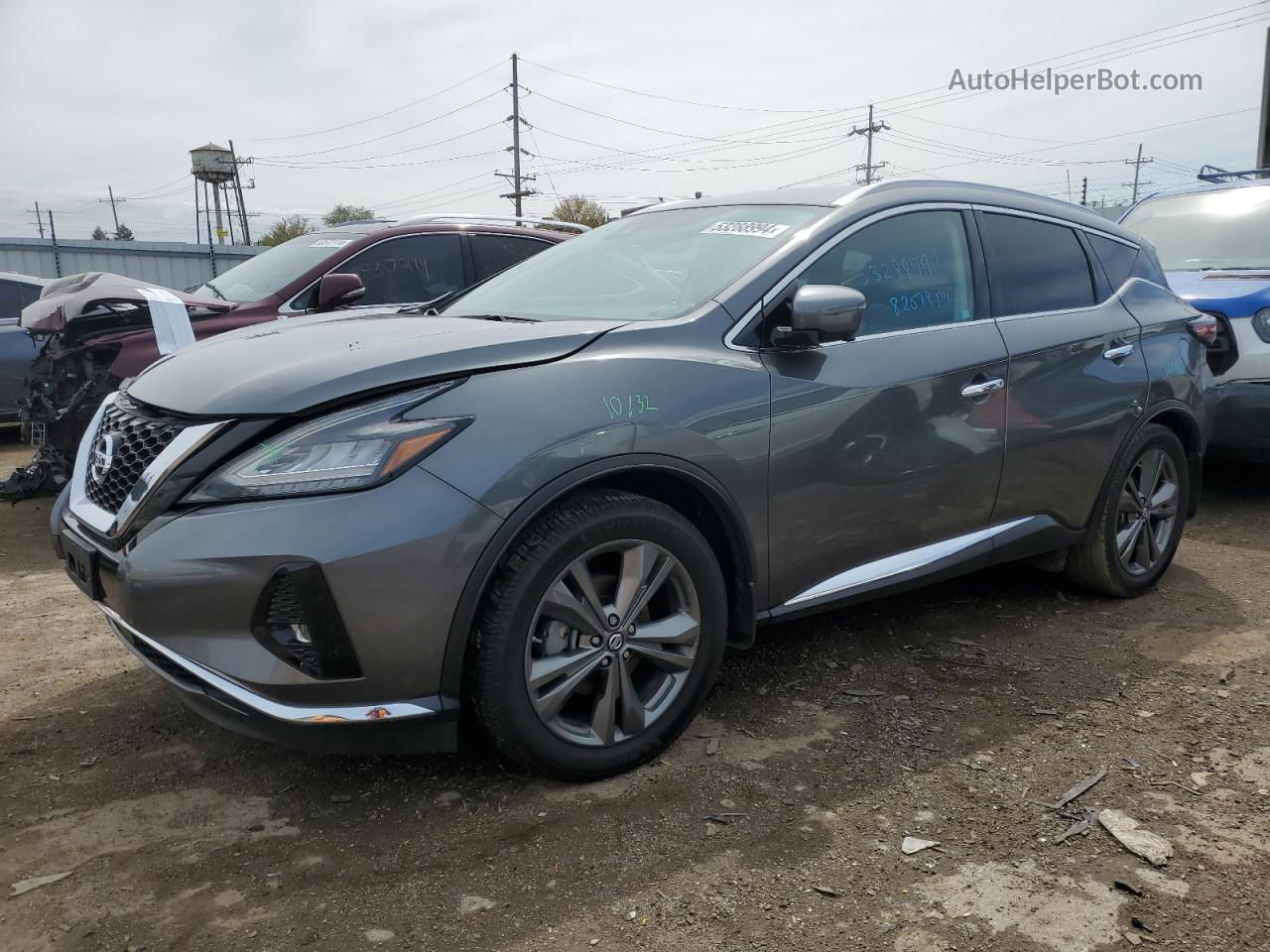 2019 Nissan Murano S Charcoal vin: 5N1AZ2MS4KN119169