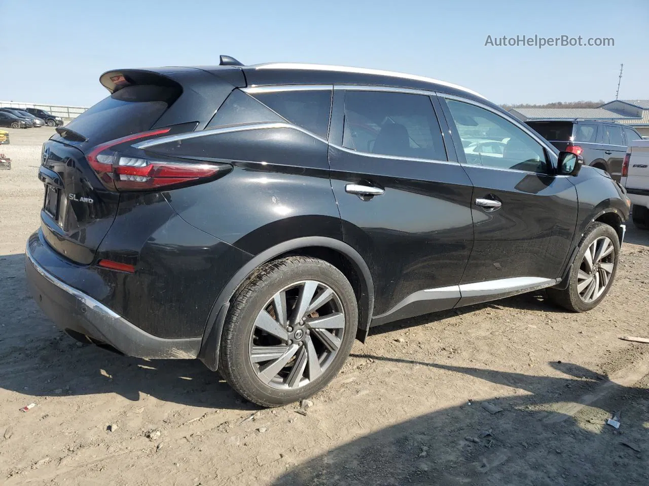 2019 Nissan Murano S Черный vin: 5N1AZ2MS4KN121309