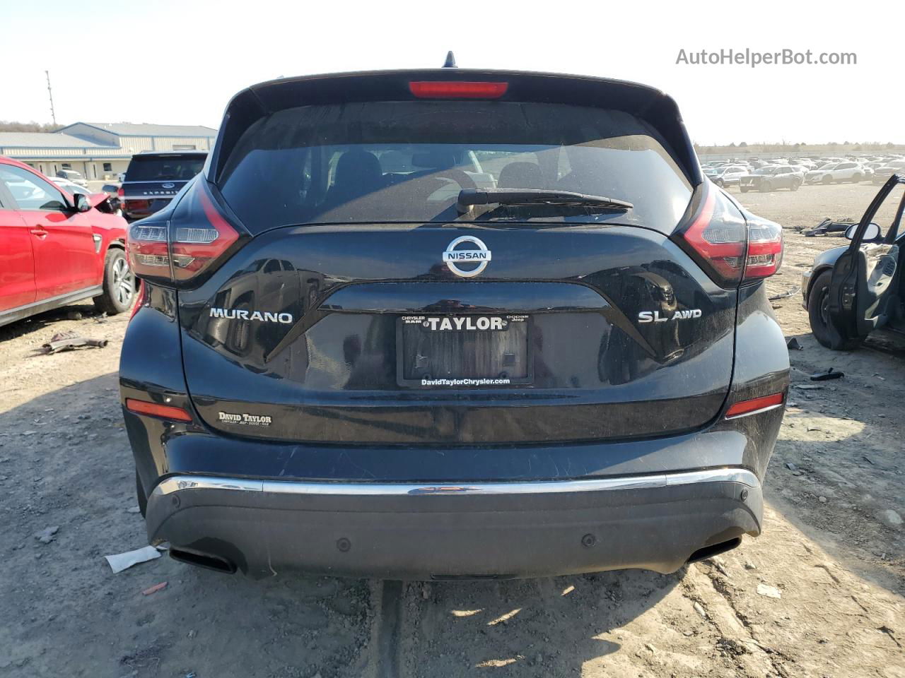 2019 Nissan Murano S Черный vin: 5N1AZ2MS4KN121309