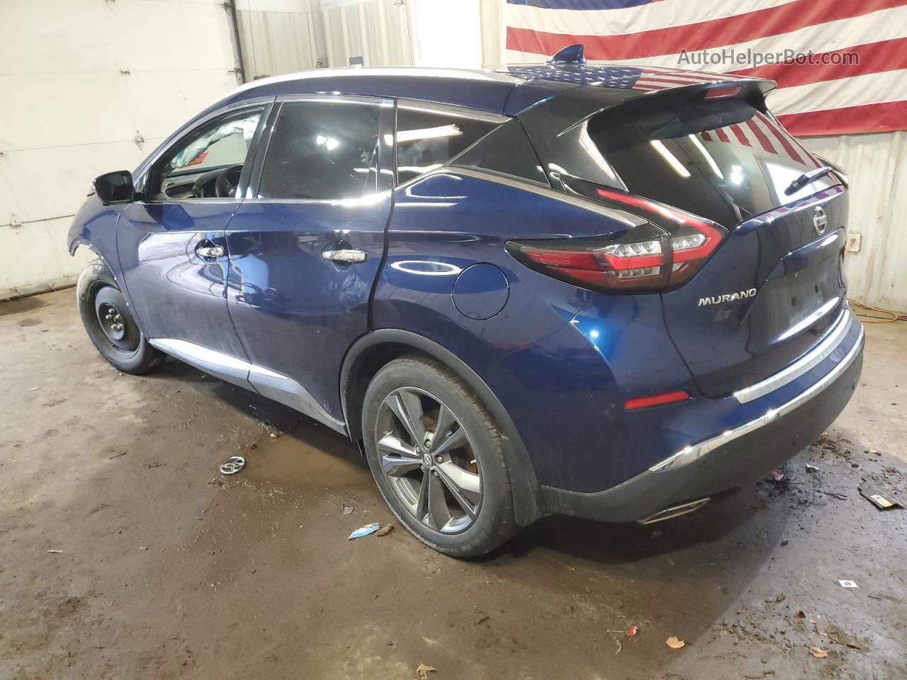 2019 Nissan Murano S Blue vin: 5N1AZ2MS4KN125408